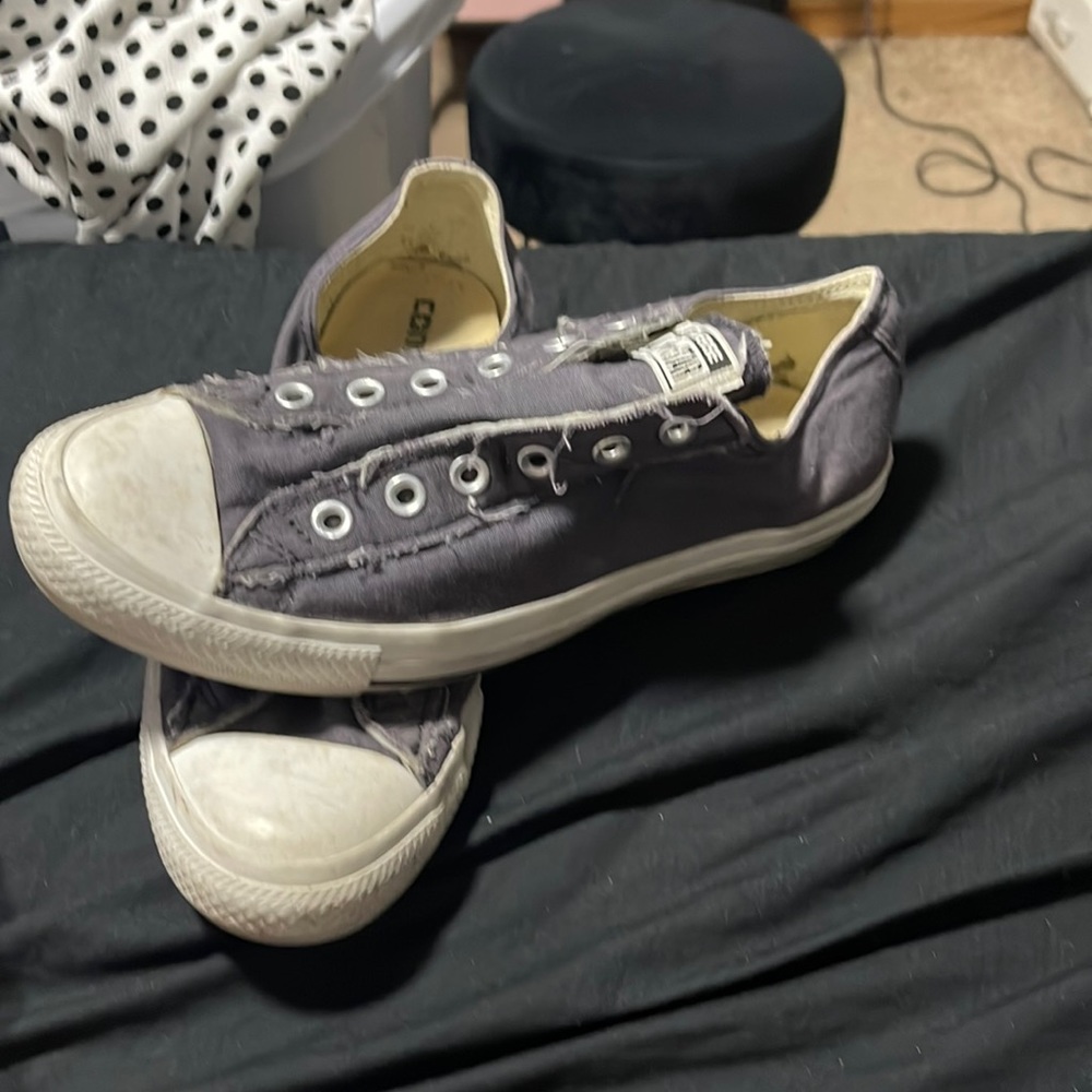 Navy/Grey Slip on Converse WOMENS 10